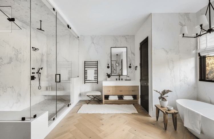 Custom home projects: bathrooms, flooring, waterproofing, and remodel upgrades – Five Star Professional Contractors