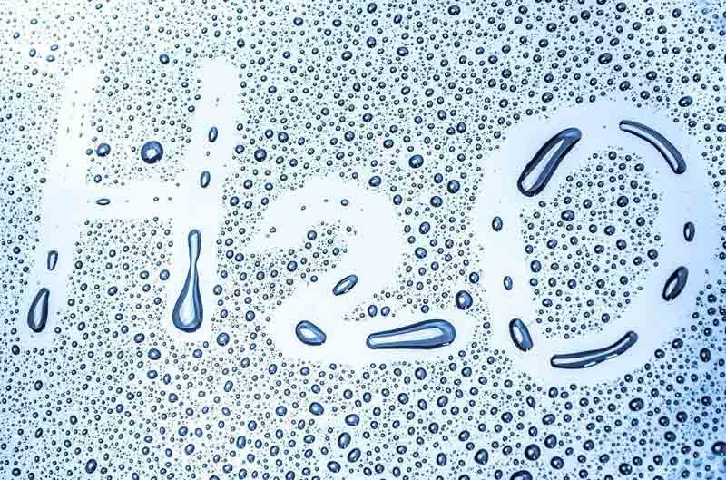 Condensation on window showing humidity effects