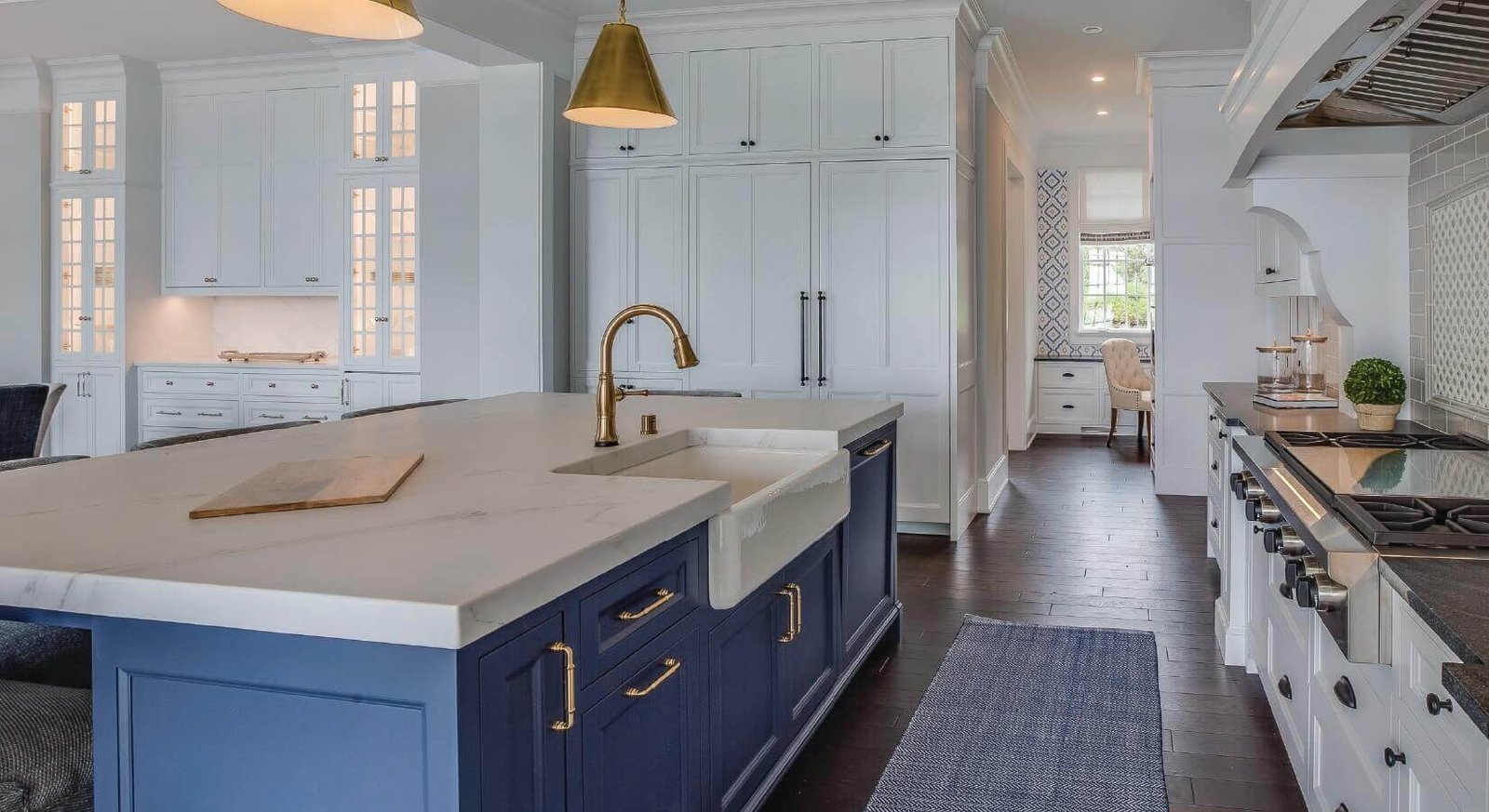 Navy Kitchen Remodel