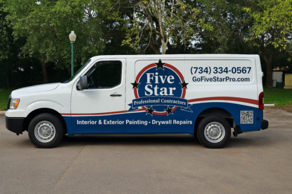 Five Star Professional Contractors service van concept