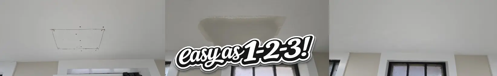 Drywall repair steps from patching to blending and paint-ready finishing