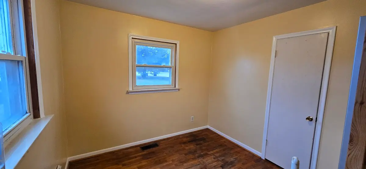Bedroom after prep and painting in Gibraltar MI