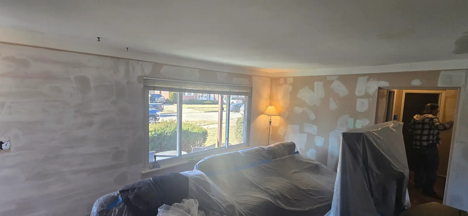 Platinum Renewal System interior painting preparation in Canton MI home