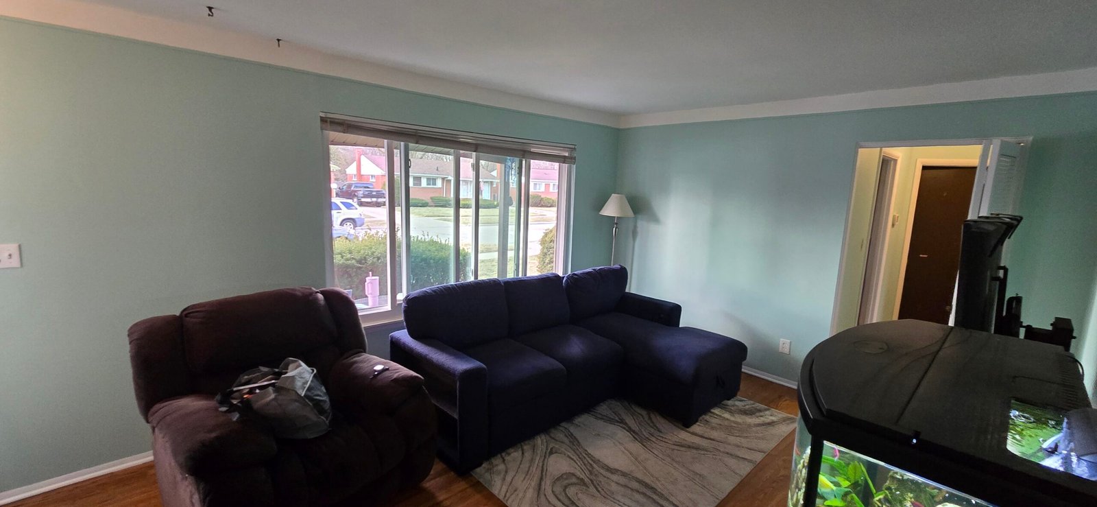 Living room after Platinum Renewal System wall restoration and premium finish painting in Canton MI